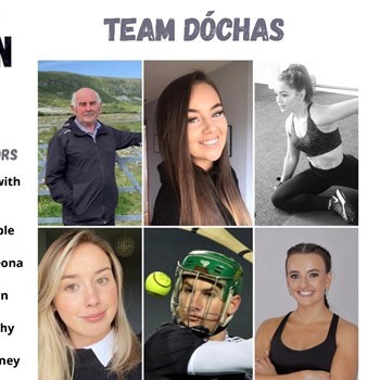 Team Dóchas 2021 - Sing & Step with Padraig, The Byrne Bible, Coached by Leona, Louise Ryan, Eanna Murphy & Hannah Mooney